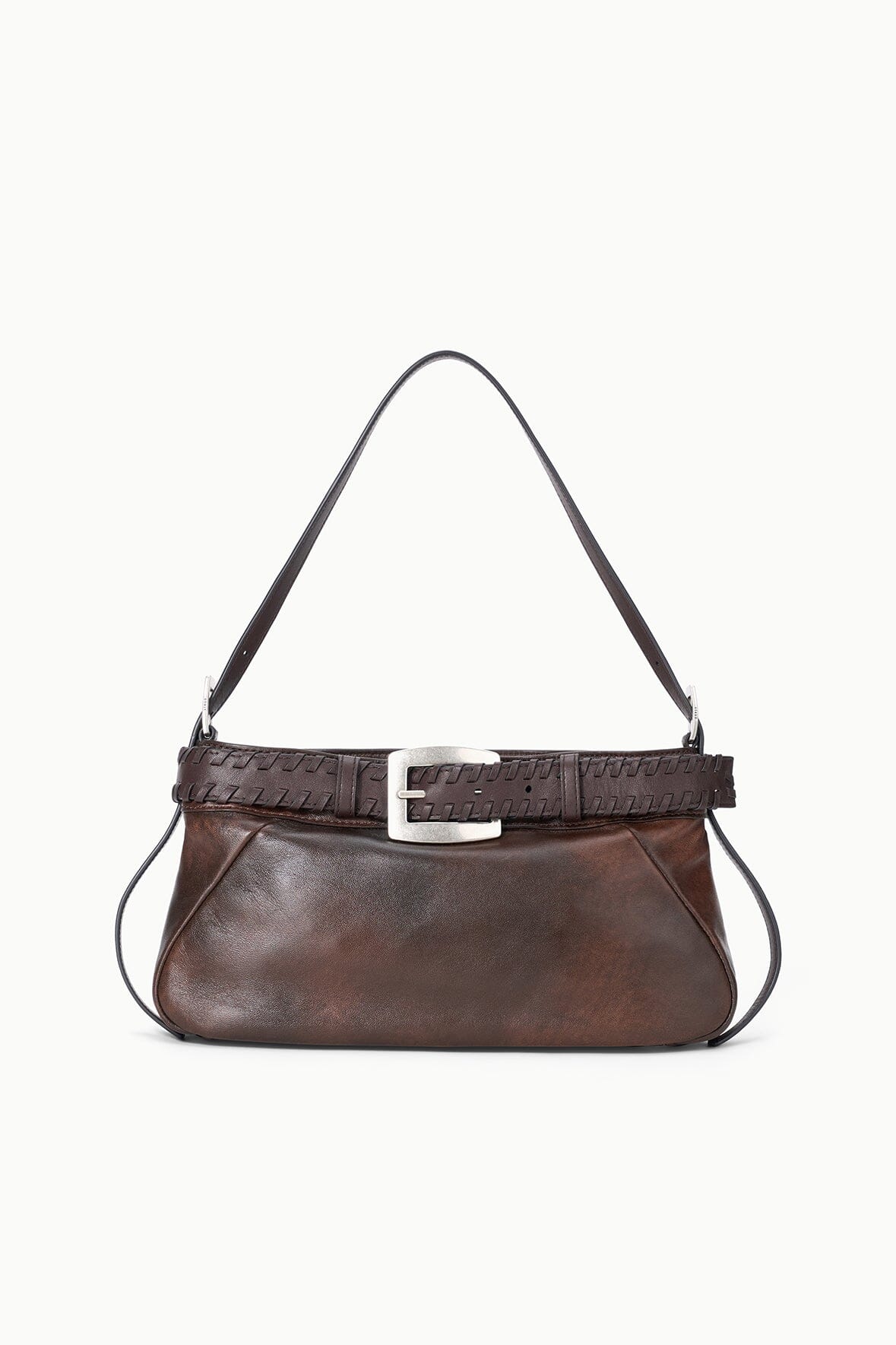 Brooklyn Shoulder Bag | Espresso Distressed — 1