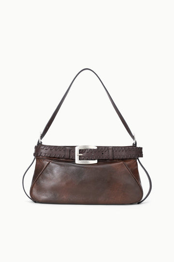 Brooklyn Shoulder Bag | Espresso Distressed — 1