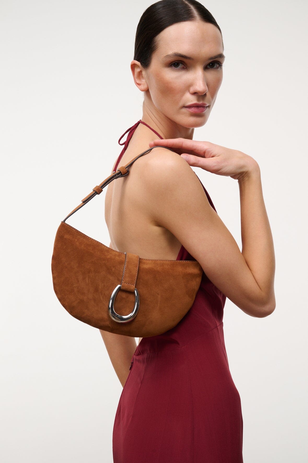 Harlow Crescent Shoulder Bag | Tabac — 2