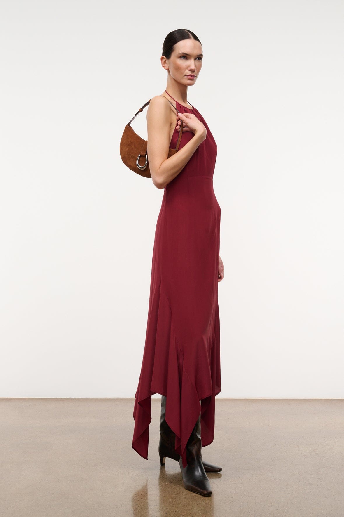 Harlow Crescent Shoulder Bag | Tabac — 5