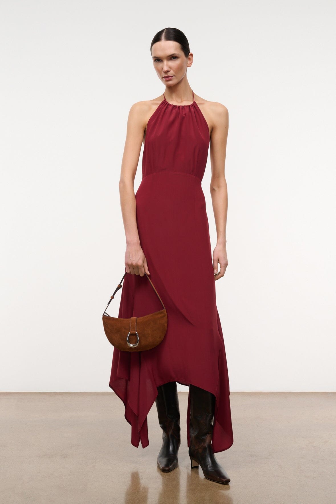 Harlow Crescent Shoulder Bag | Tabac — 4