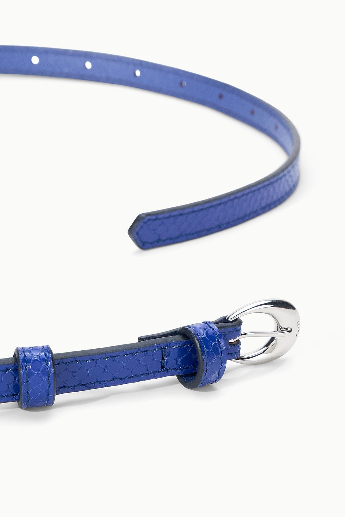 Slim Moon Buckle Belt - 13mm | Cobalt — 2