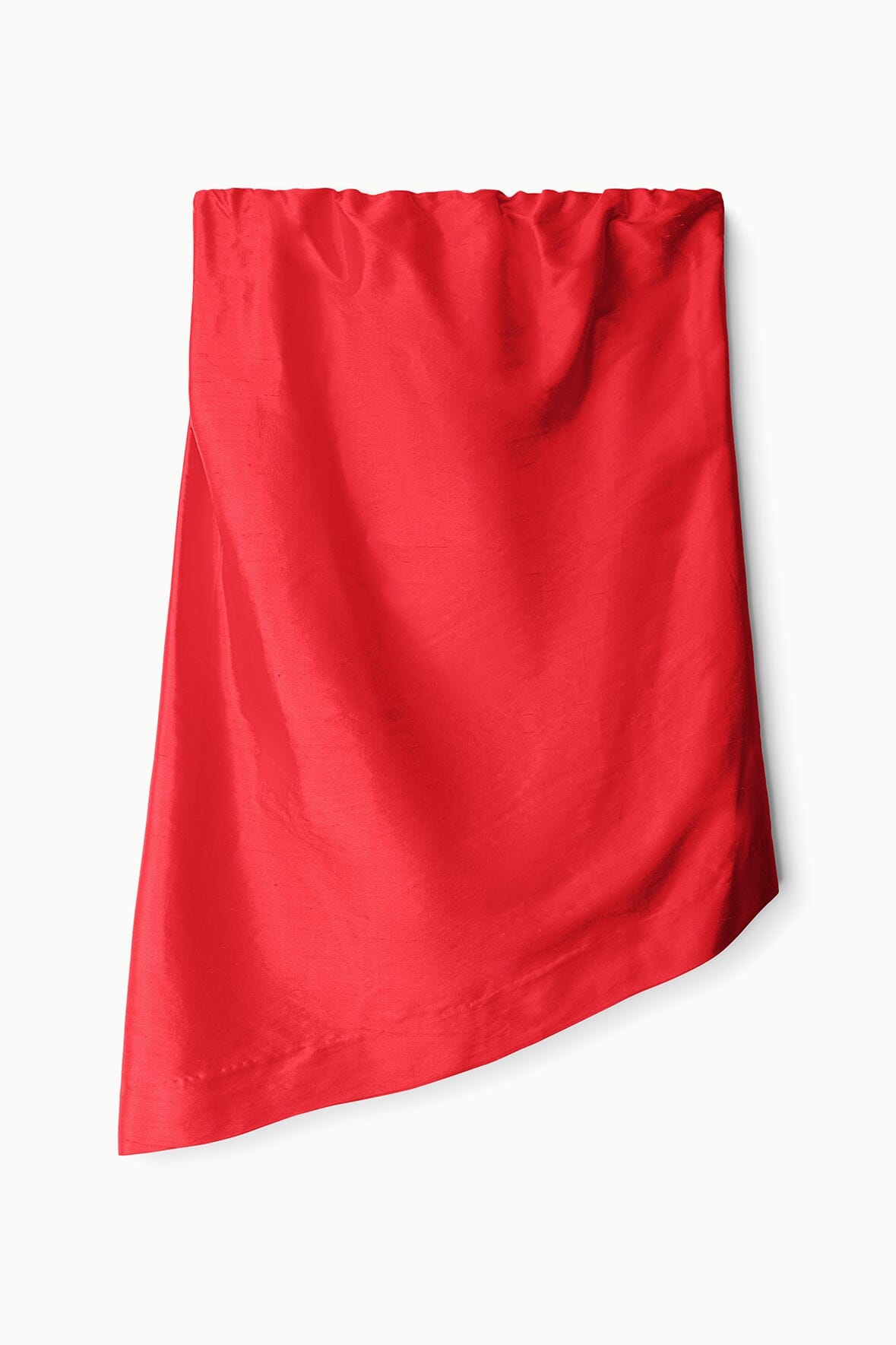 Georgia Convertible Silk Dupioni Top | Red Rose — 12