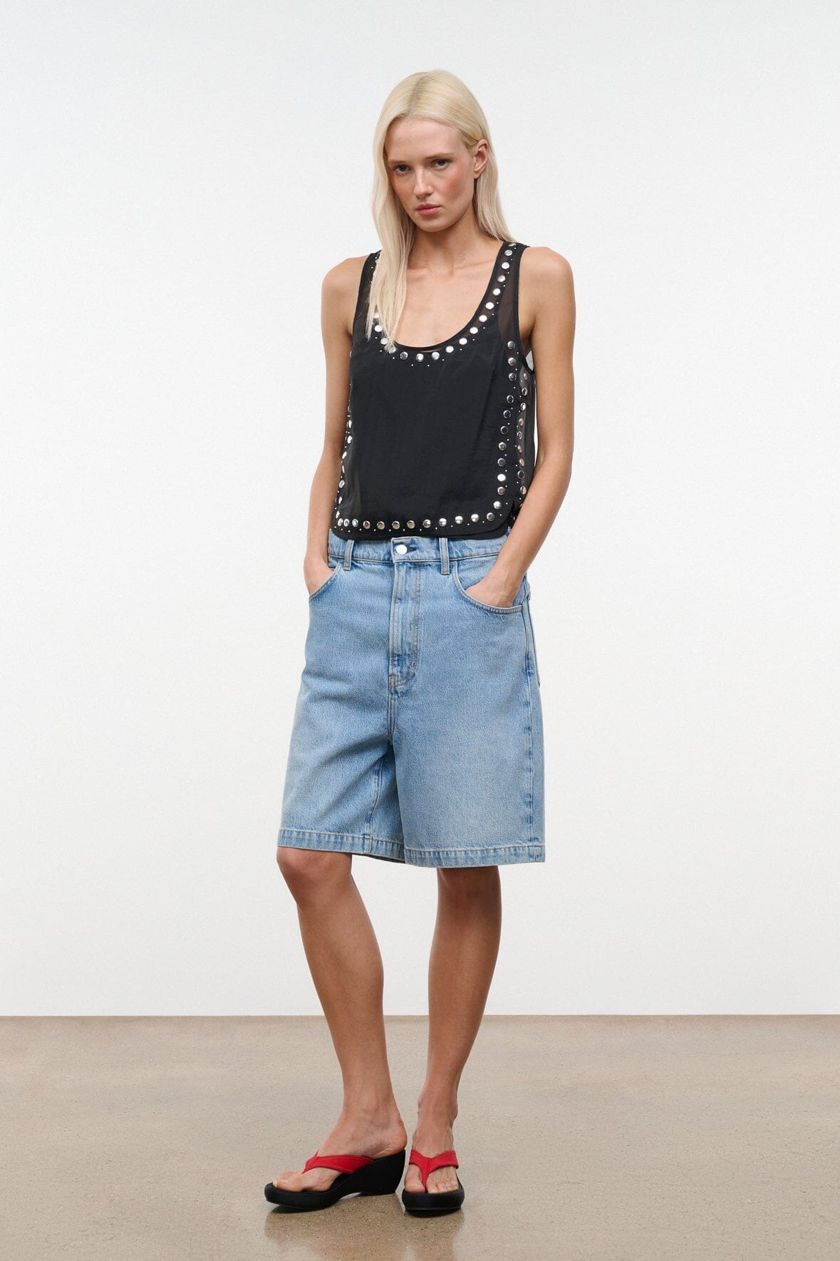 Cara Top | Black Studs — 5