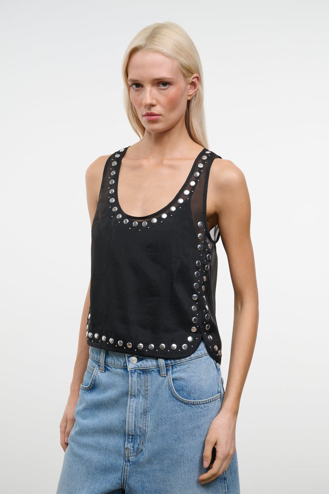 Cara Top | Black Studs — 1
