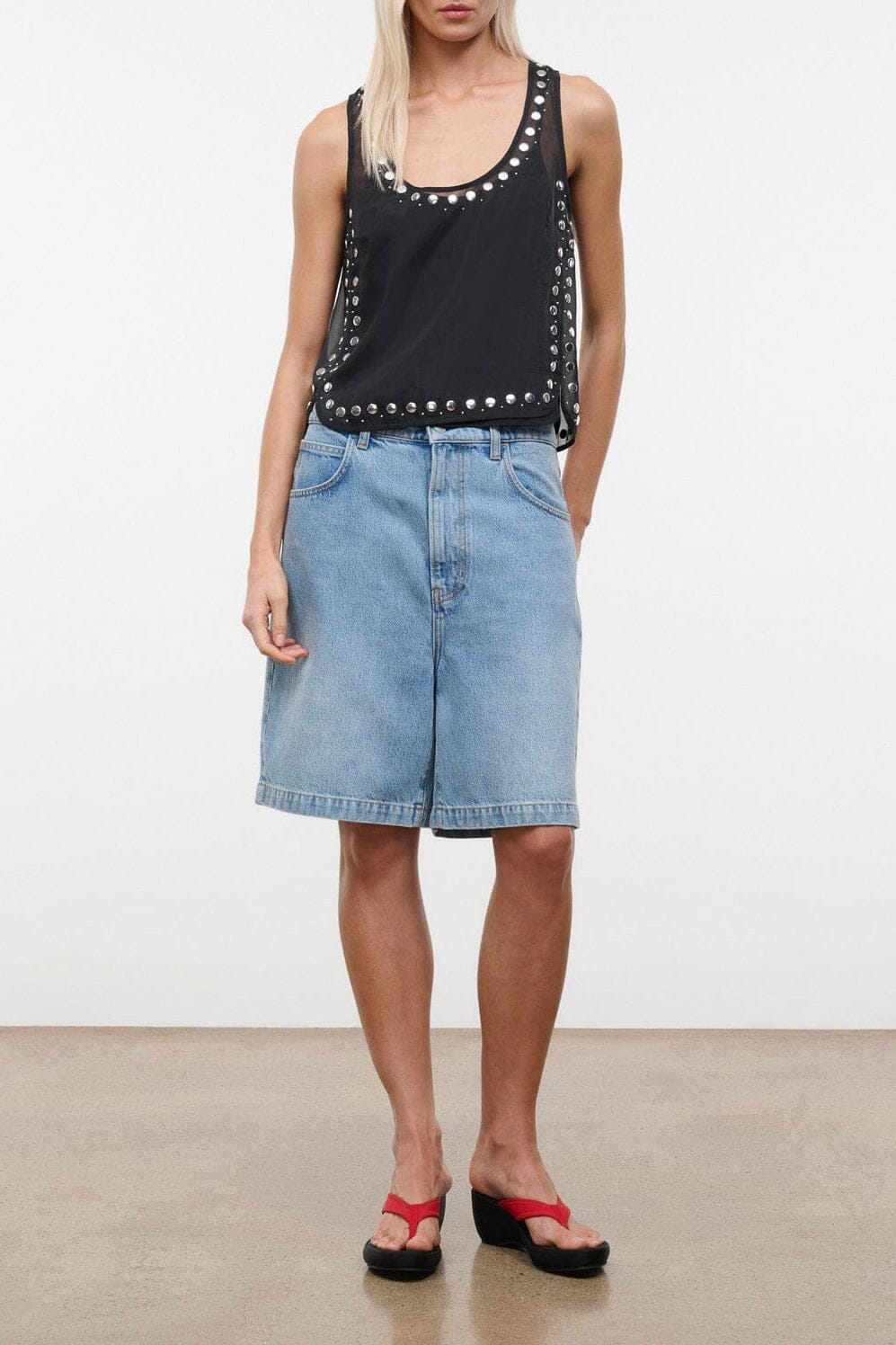 Cara Top | Black Studs — 1
