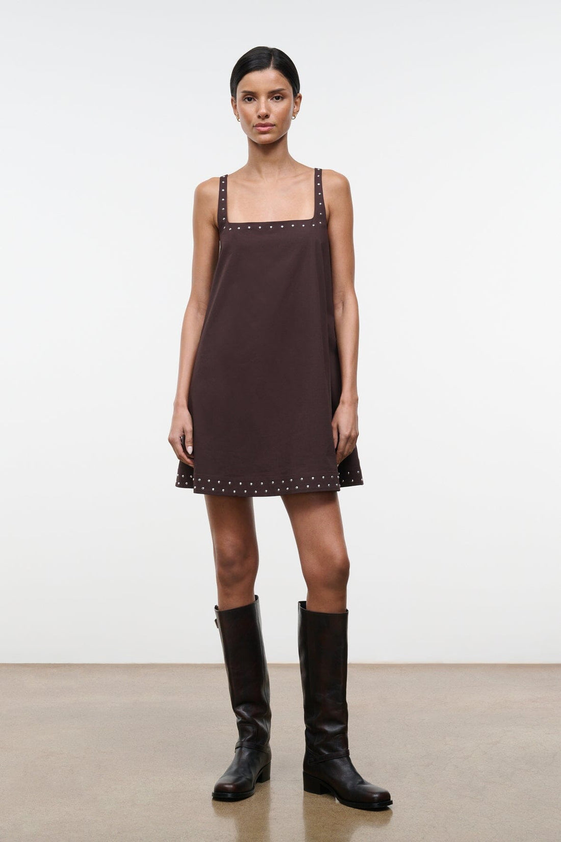 Brio Dress | Earth Studs — 1
