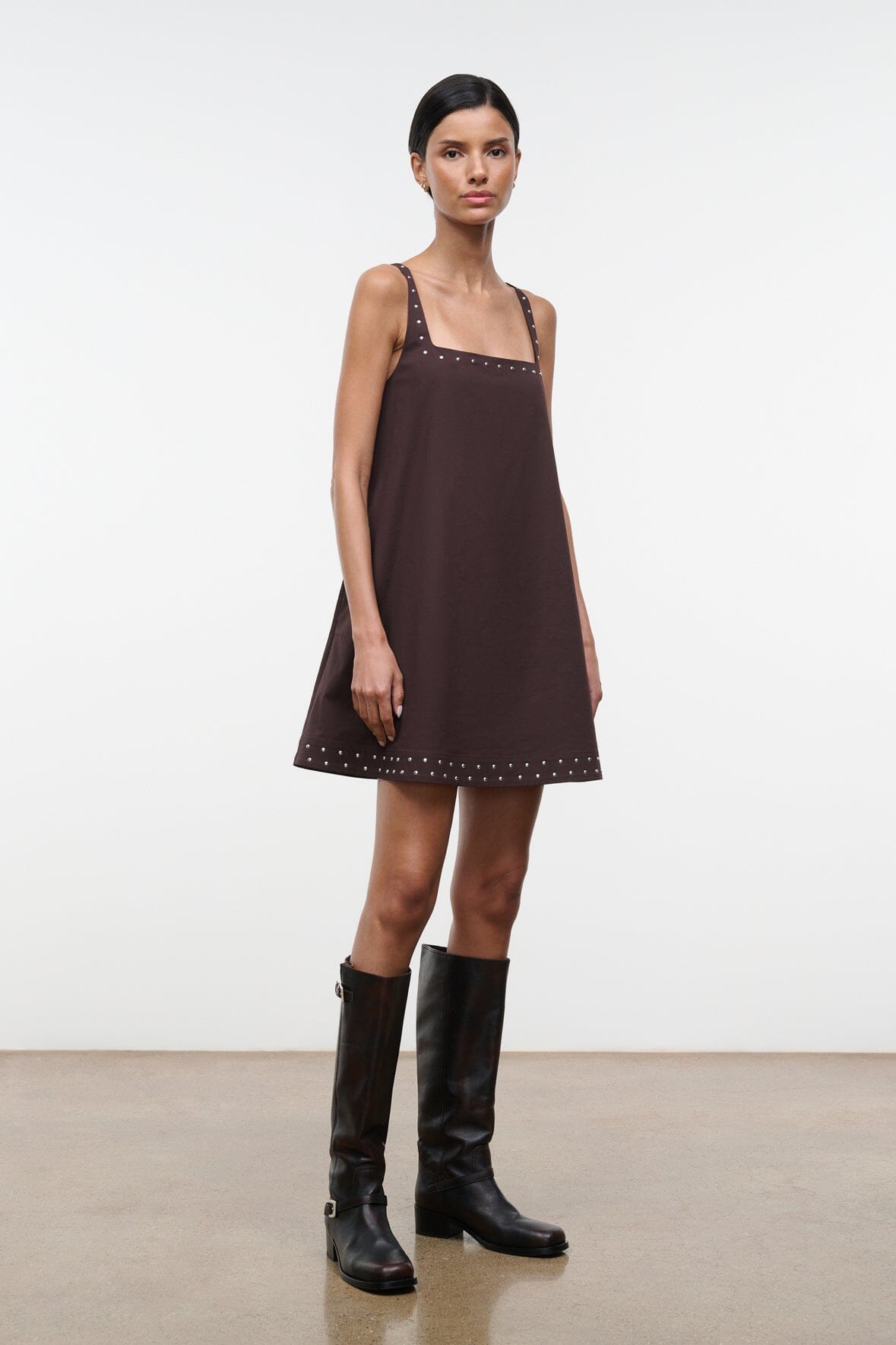 Brio Dress | Earth Studs — 3