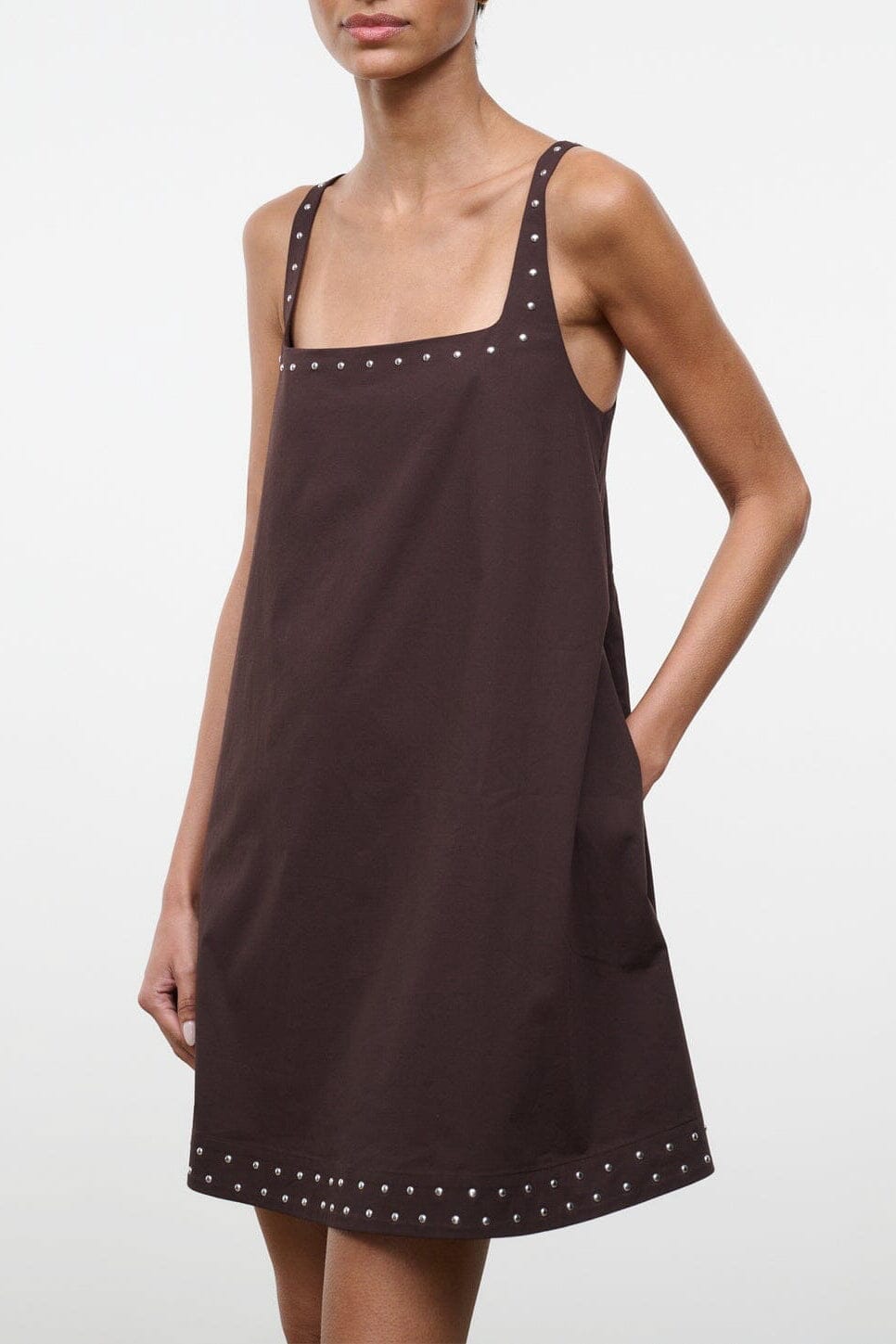 Brio Dress | Earth Studs — 1