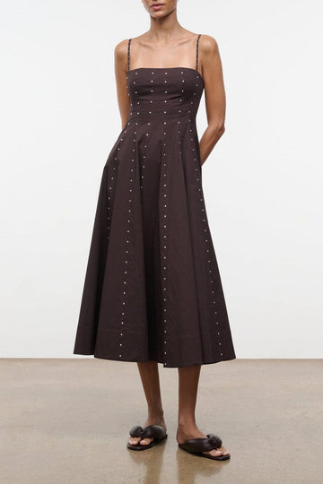 Wylie Dress | Earth Studs — 1