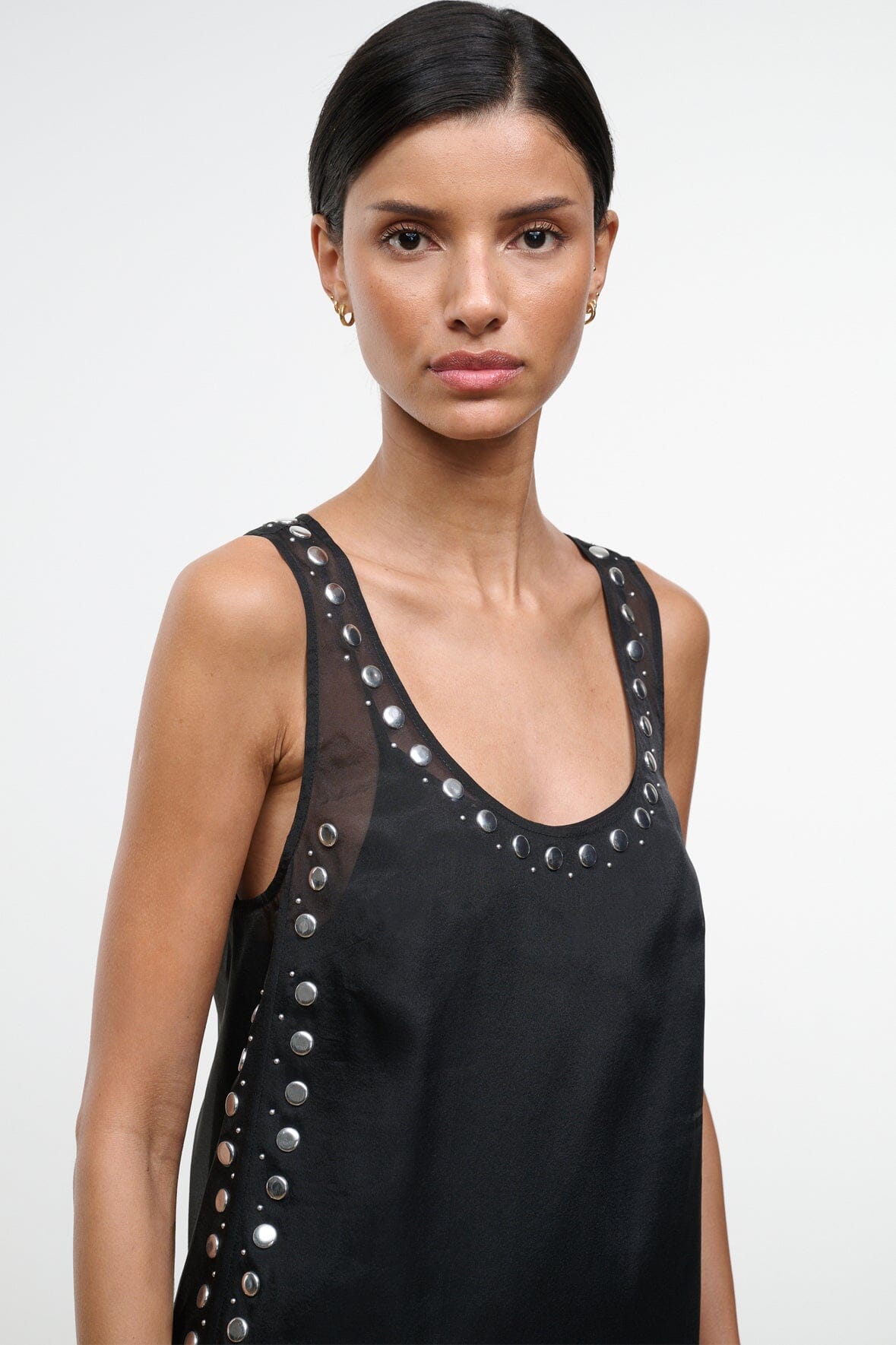 Cara Dress | Black Studs — 4