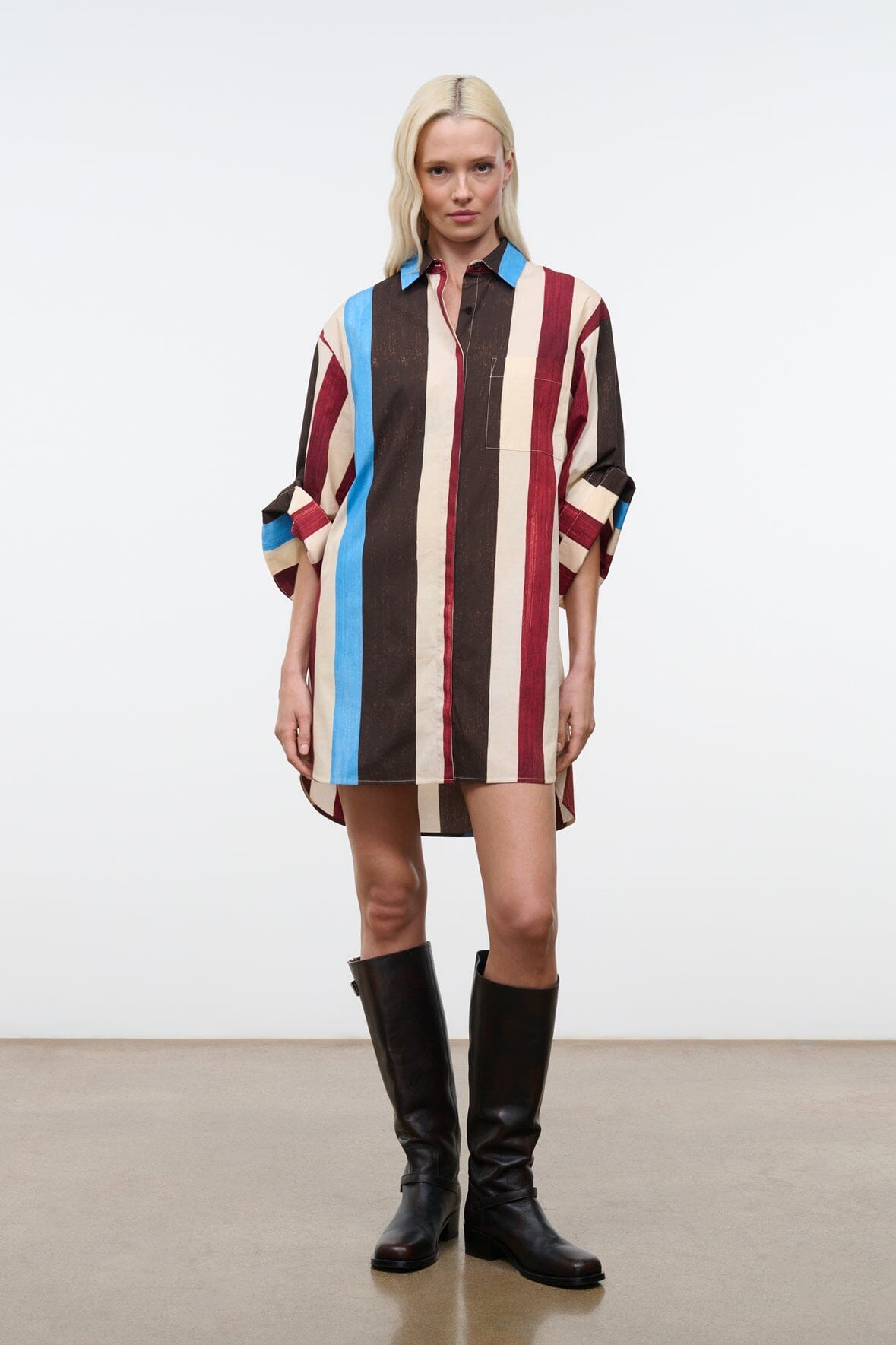 Nico Dress | Caffe Stripe — 4