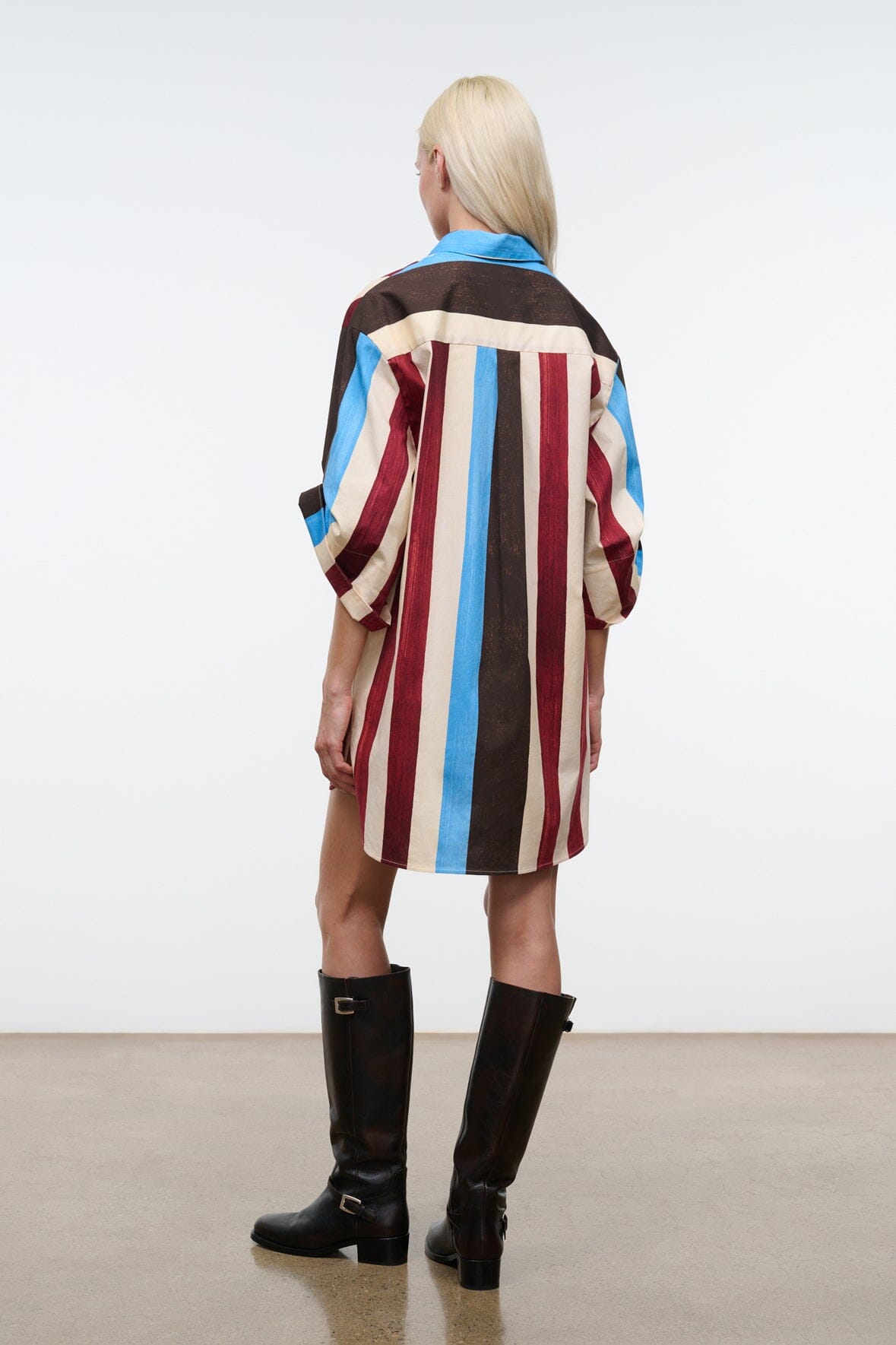 Nico Dress | Caffe Stripe — 3