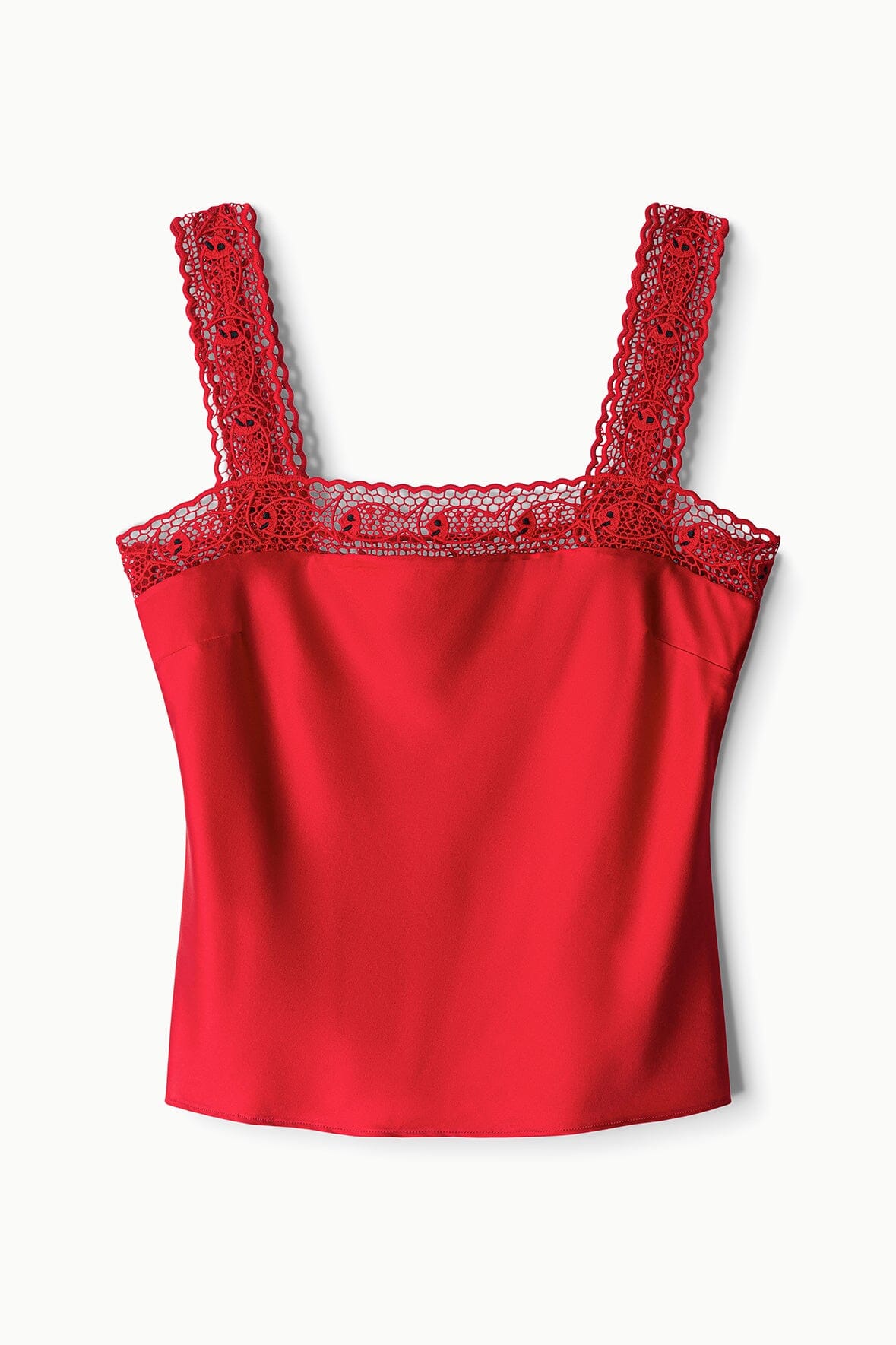 Veronica Silk Top | Tomato — 6
