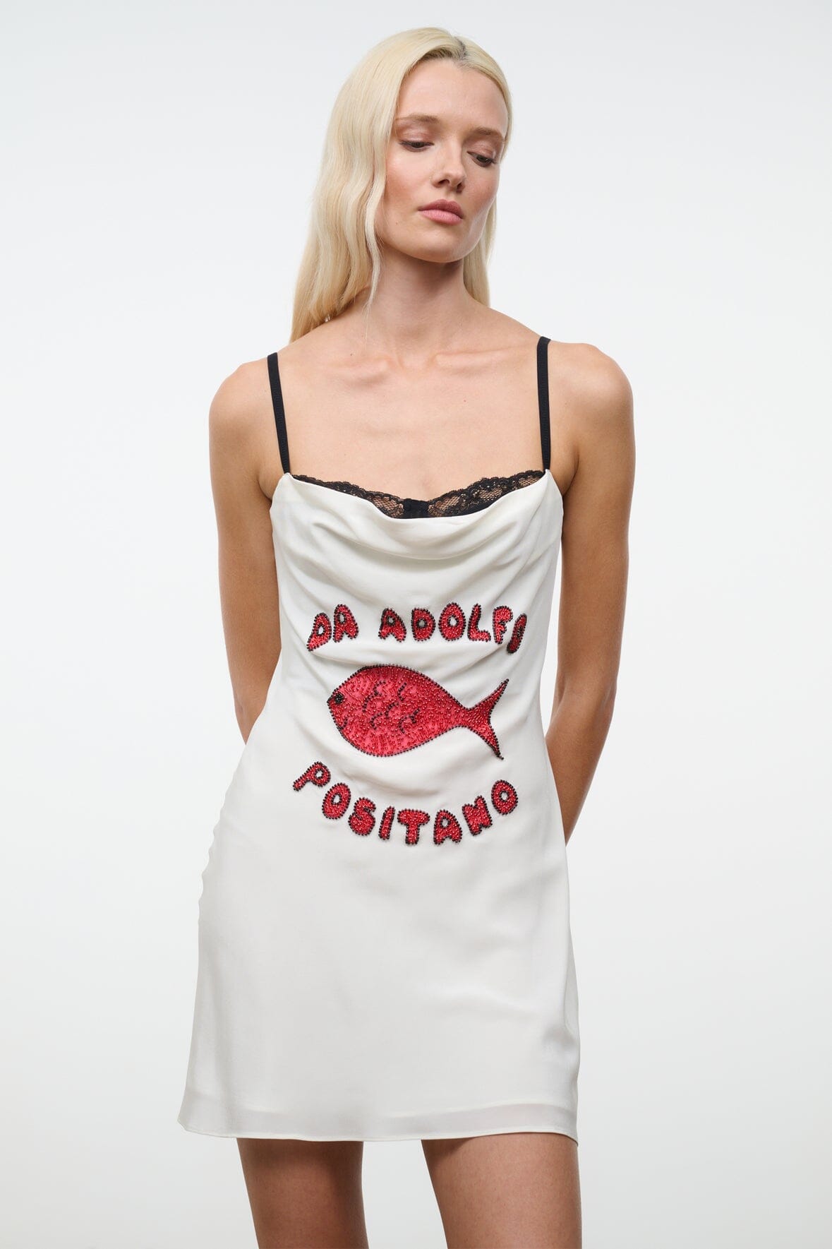 Evangeline Silk Mini Dress | Da Adolfo — 4