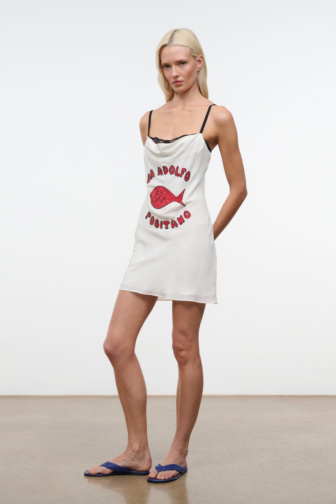 Evangeline Silk Mini Dress | Da Adolfo — 6