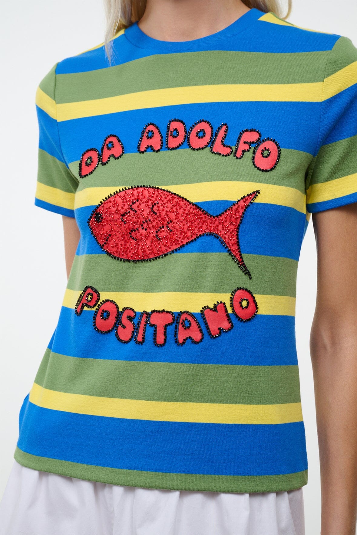 Weekend Crew Tee | Costa Stripe — 2