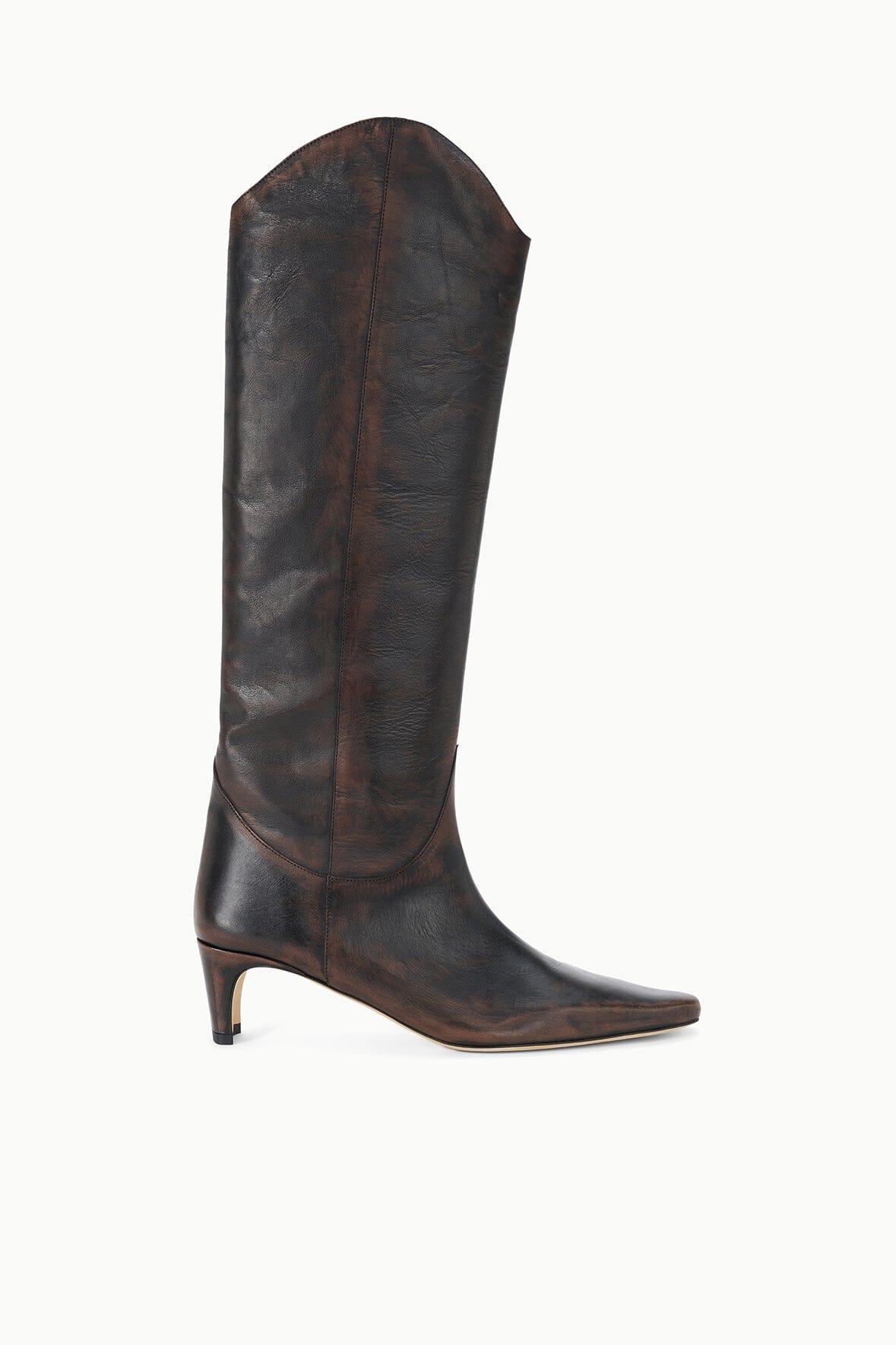 Western Wally Boot | Espresso Distressed — 1