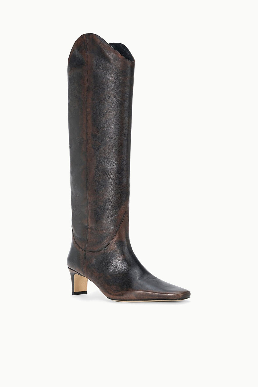 Western Wally Boot | Espresso Distressed — 1