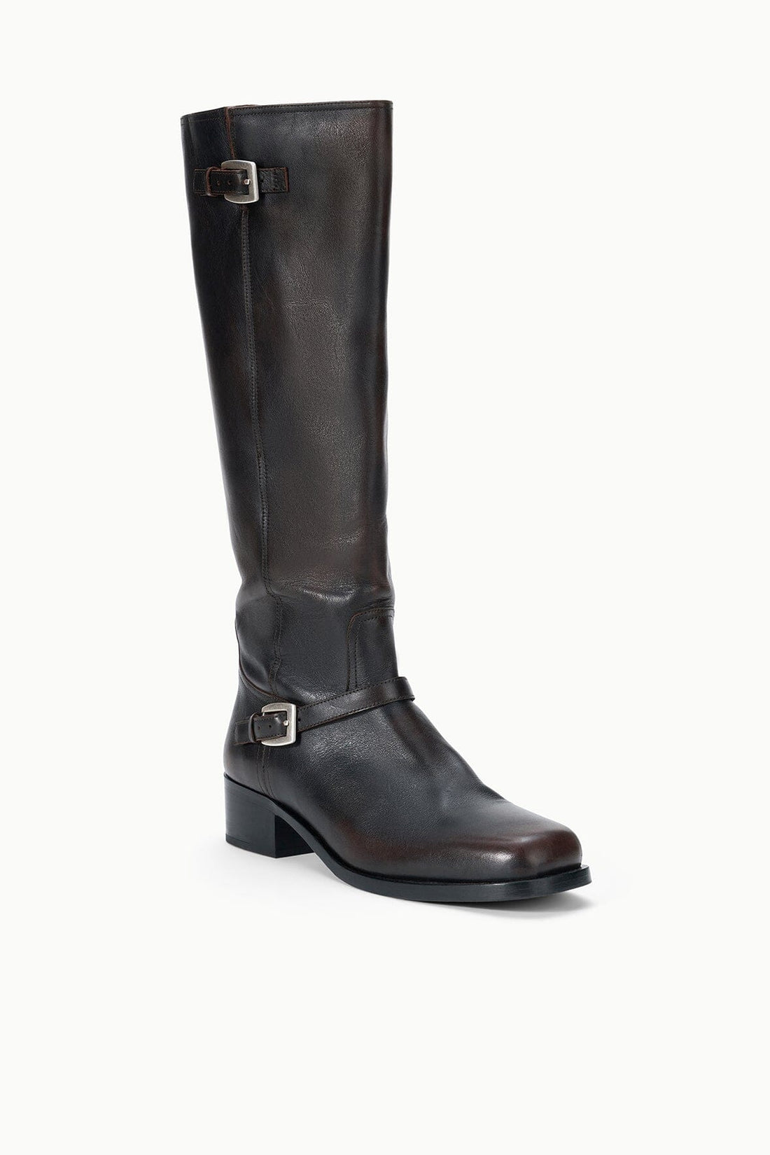 Brooklyn Flat Boot | Espresso Distressed — 1