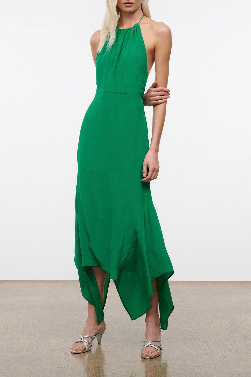 Bianca Silk Dress | Kelly — 1