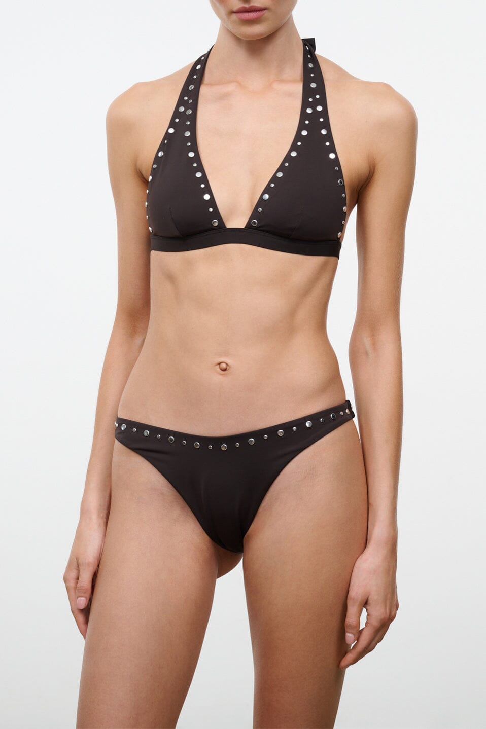 Dana Bikini Bottom | Espresso Studs — 3