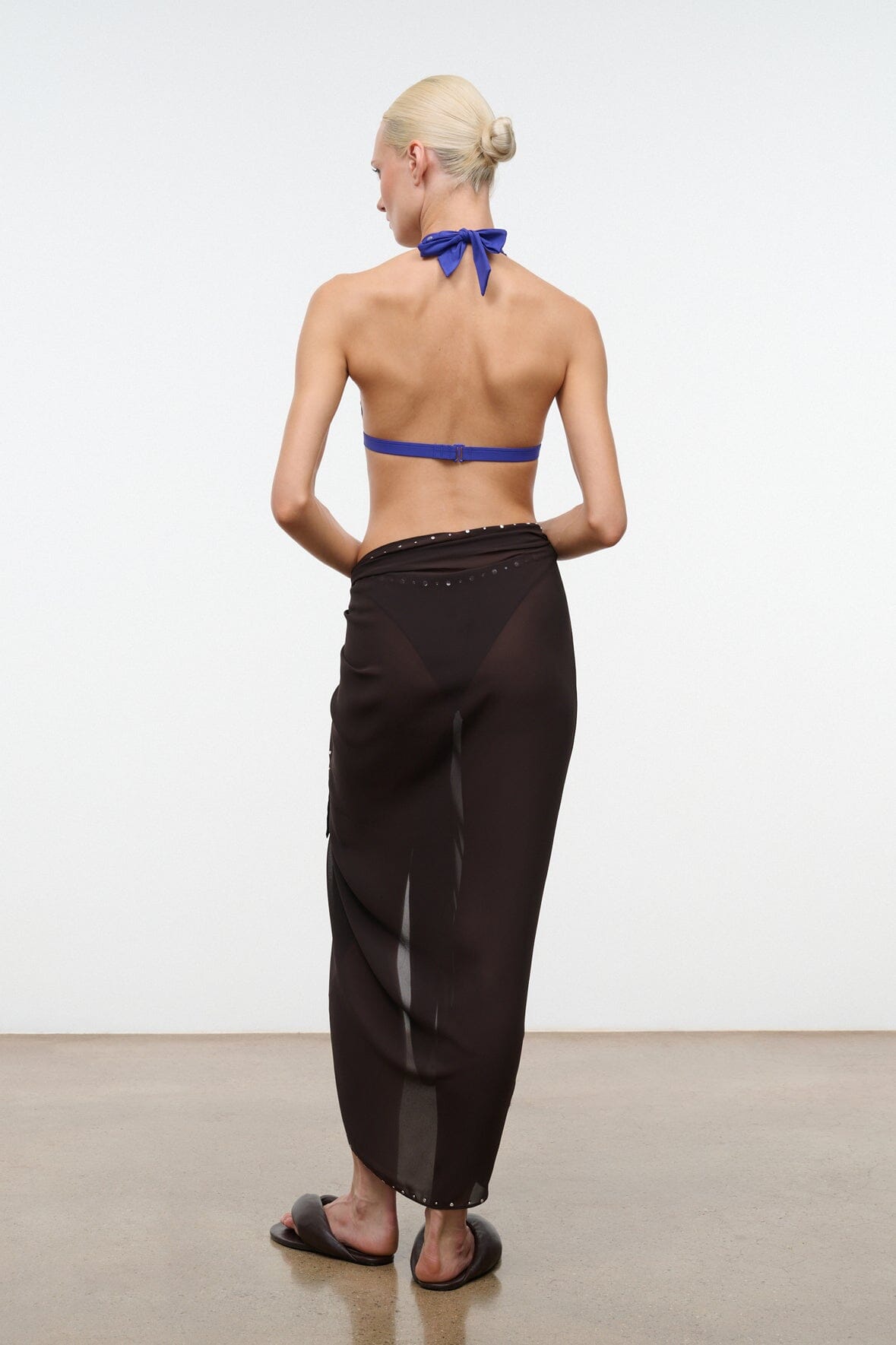 Inlet Sarong | Espresso Studs — 3