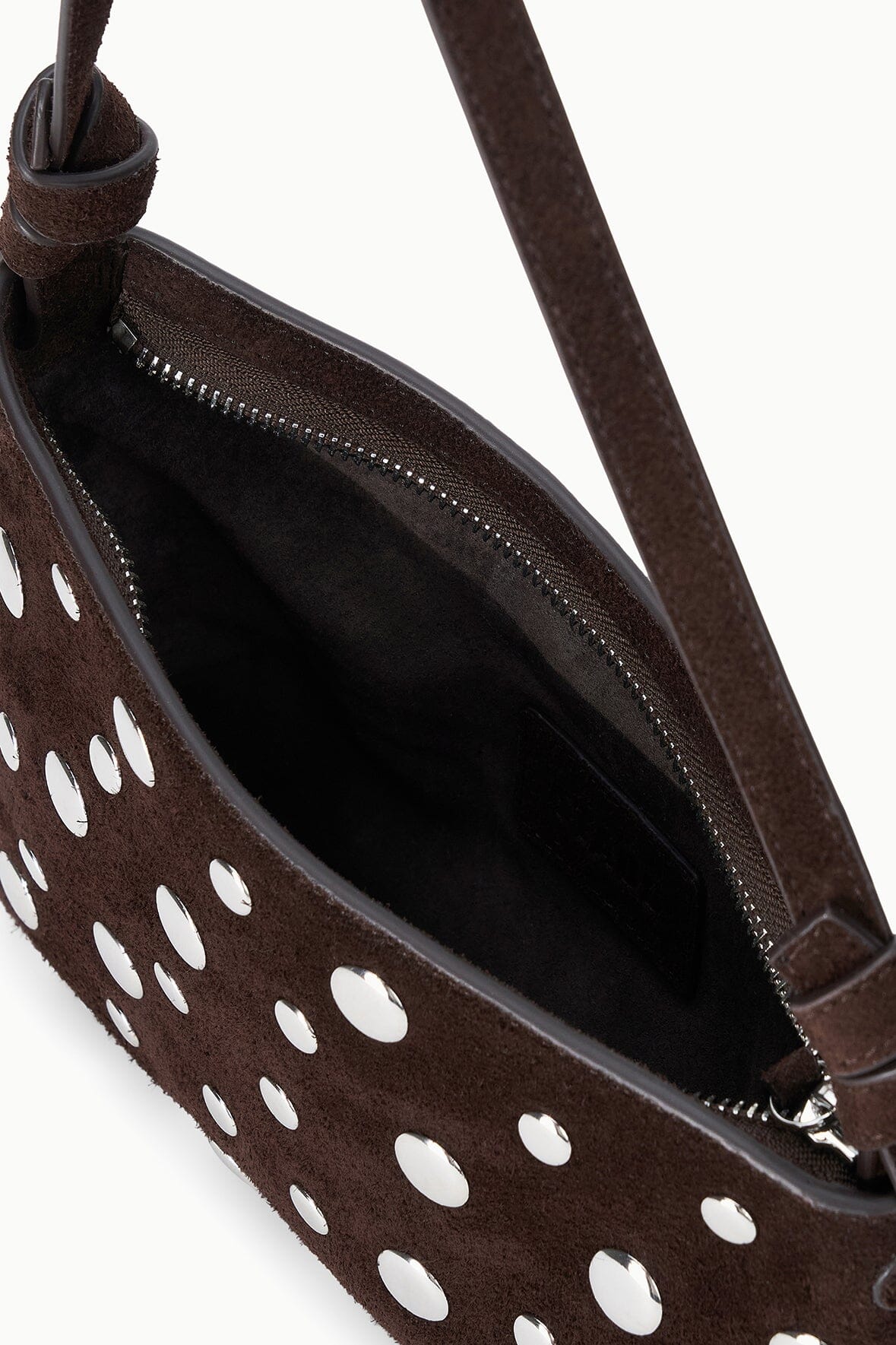 Dani Mini Shoulder Bag | Espresso Studs — 6