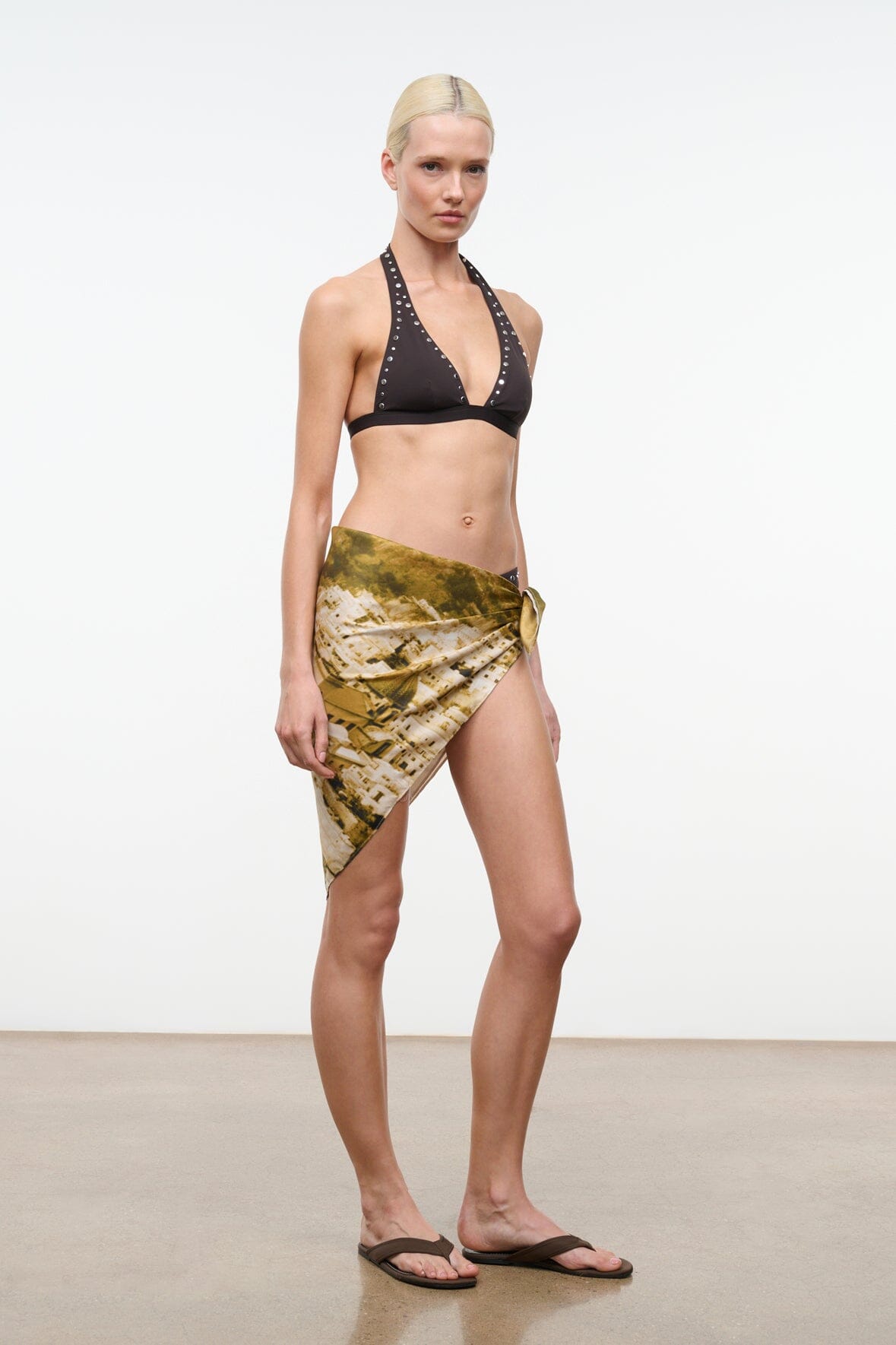 Cecile Silk Scarf | Cliffside — 4
