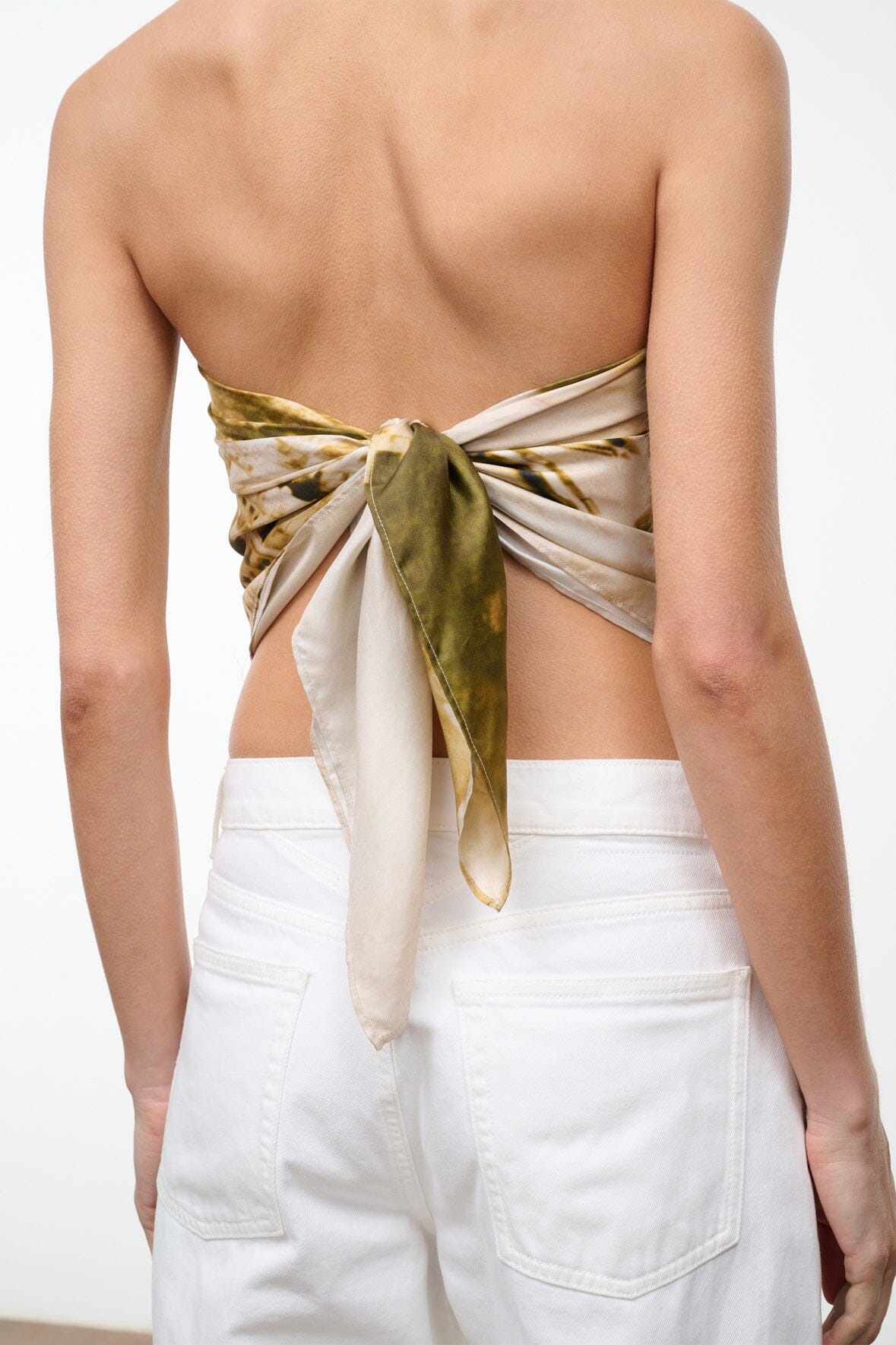 Cecile Silk Scarf | Cliffside — 3