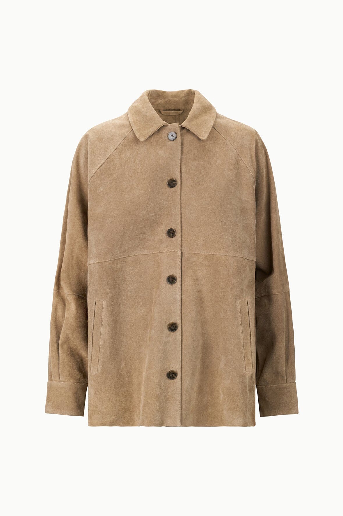 Josette Suede Shirt | Dune — 6