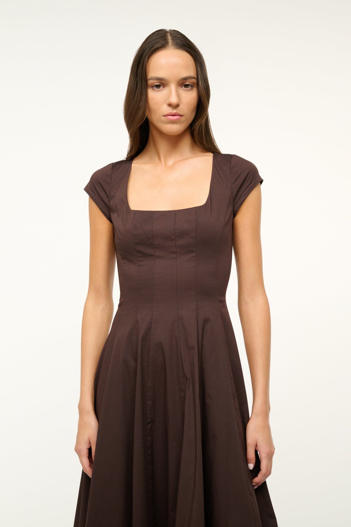 Short Sleeve Wells Dress | Earth — 3