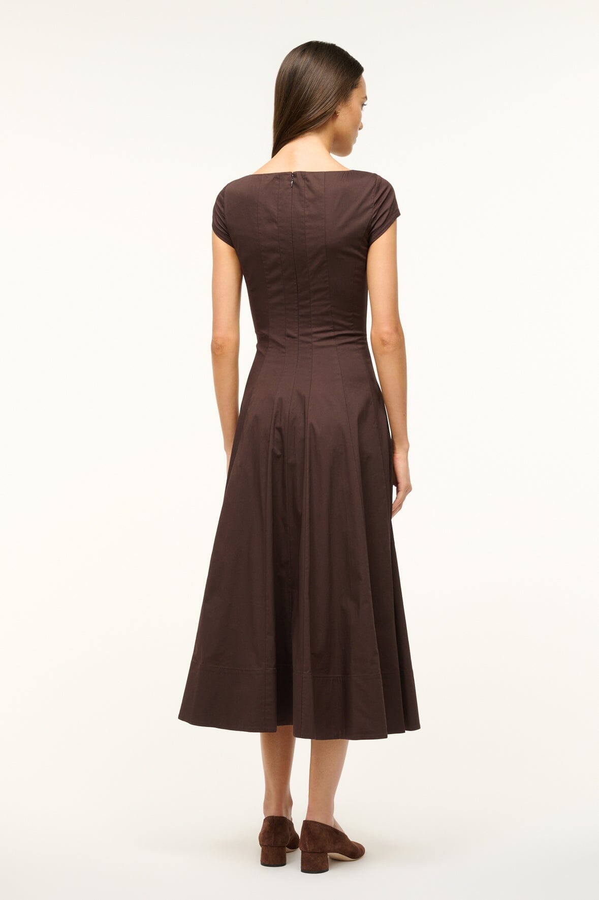 Short Sleeve Wells Dress | Earth — 4
