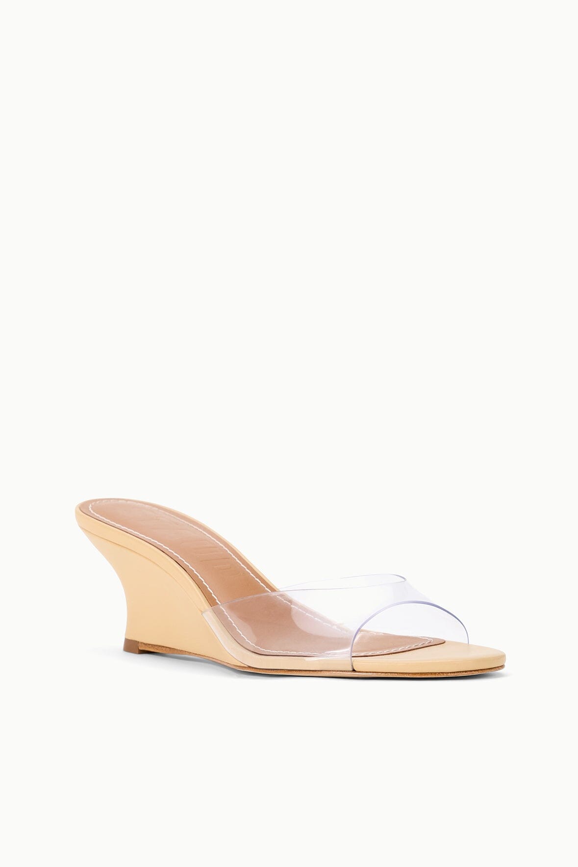 Brigitte Wedge | Porcini PVC — 2
