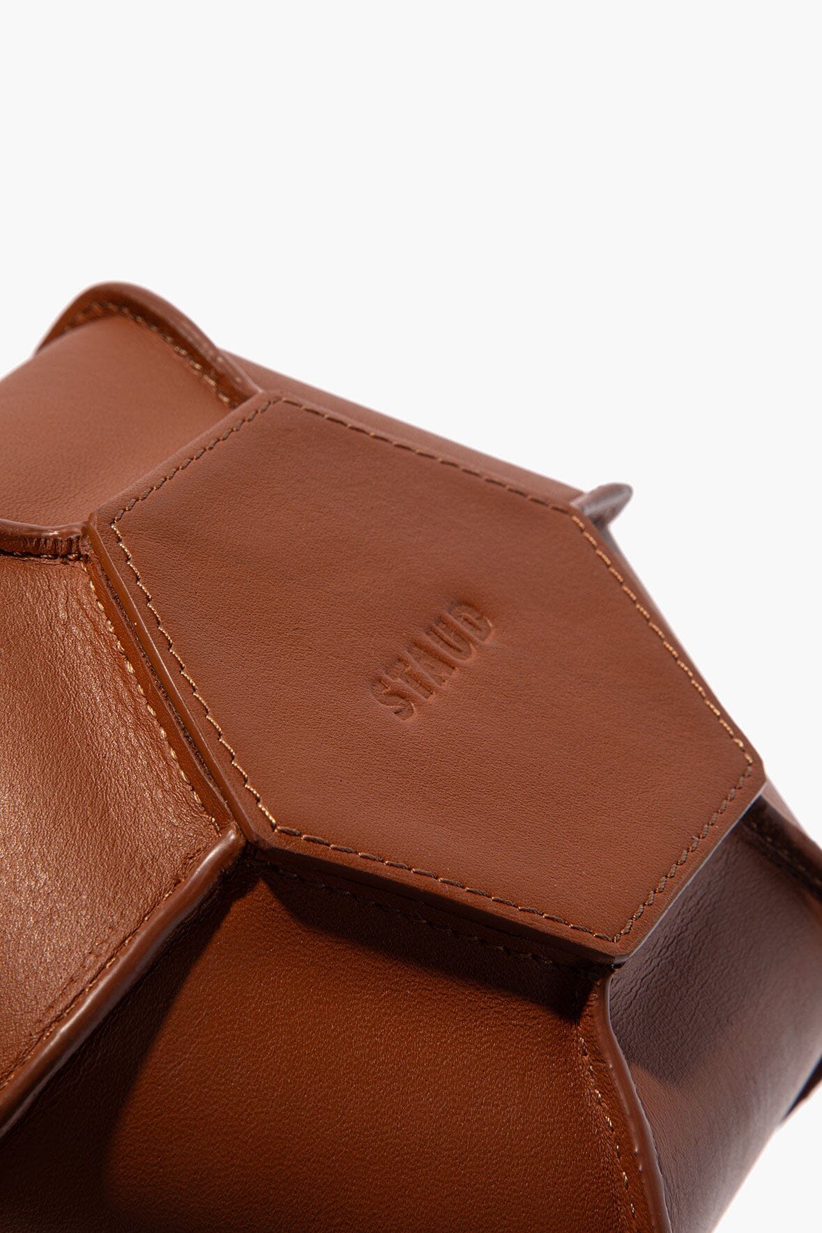 Hollis Leather Bottle Vase | Tan — 2