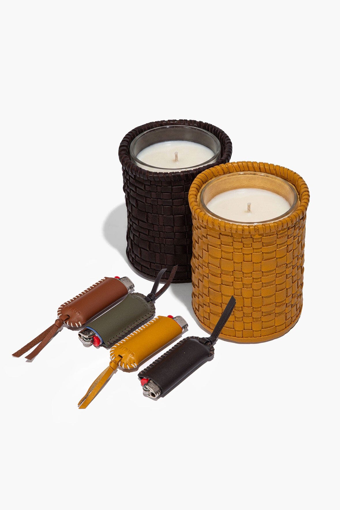 Pyre Leather Lighter Cover | Goldenrod — 3