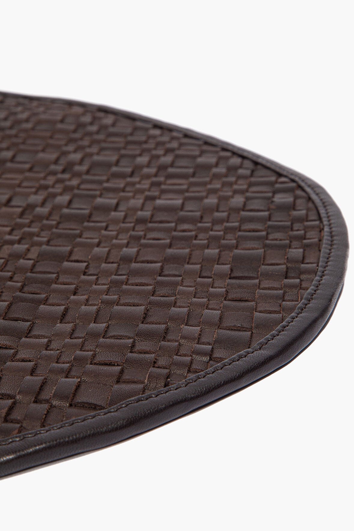 Gentry Leather Placemat | Espresso — 2