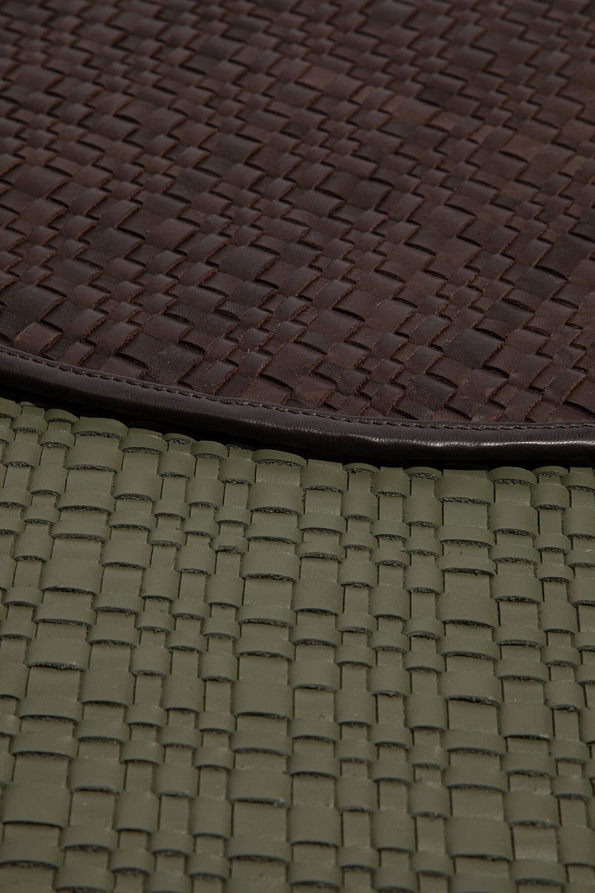 Gentry Leather Placemat | Moss — 2