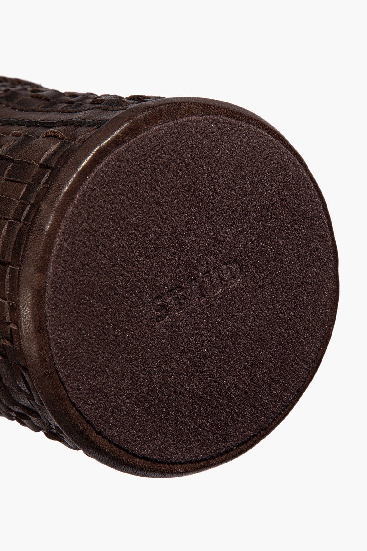 Rowe Woven Leather Candle | Espresso — 6