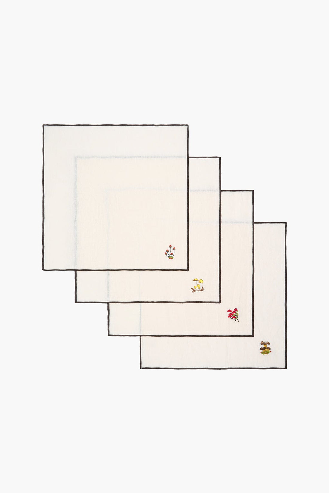 Gala Embroidered Napkins | Natural — 1