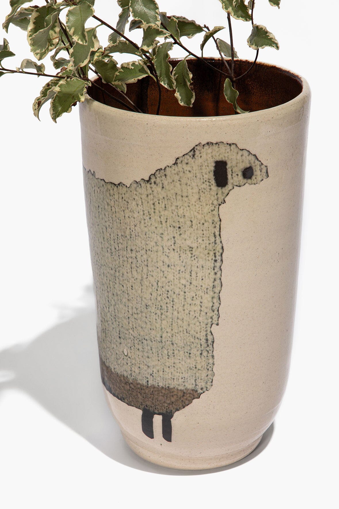 Ceramic Sheep Vase | Tall — 3