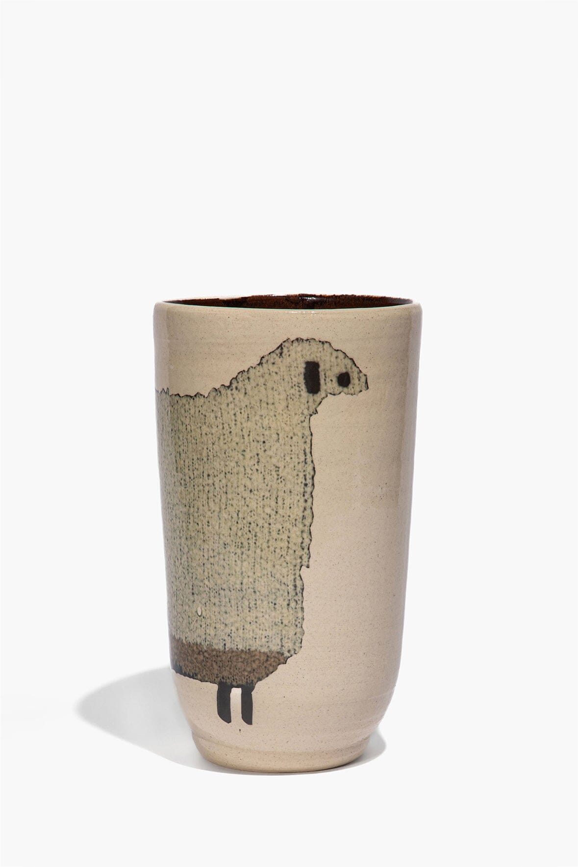 Ceramic Sheep Vase | Tall — 1