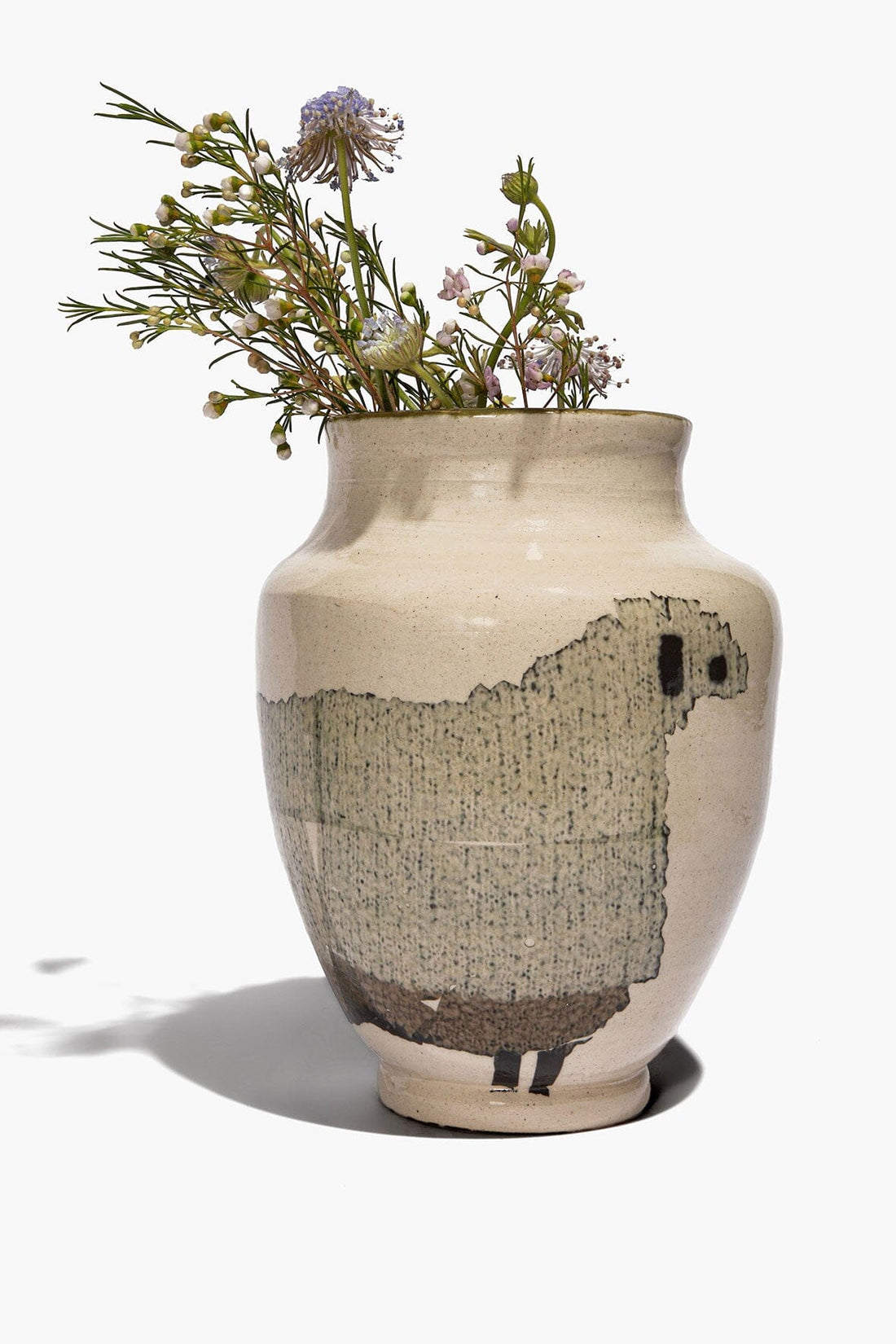 Ceramic Sheep Vase | Round — 1