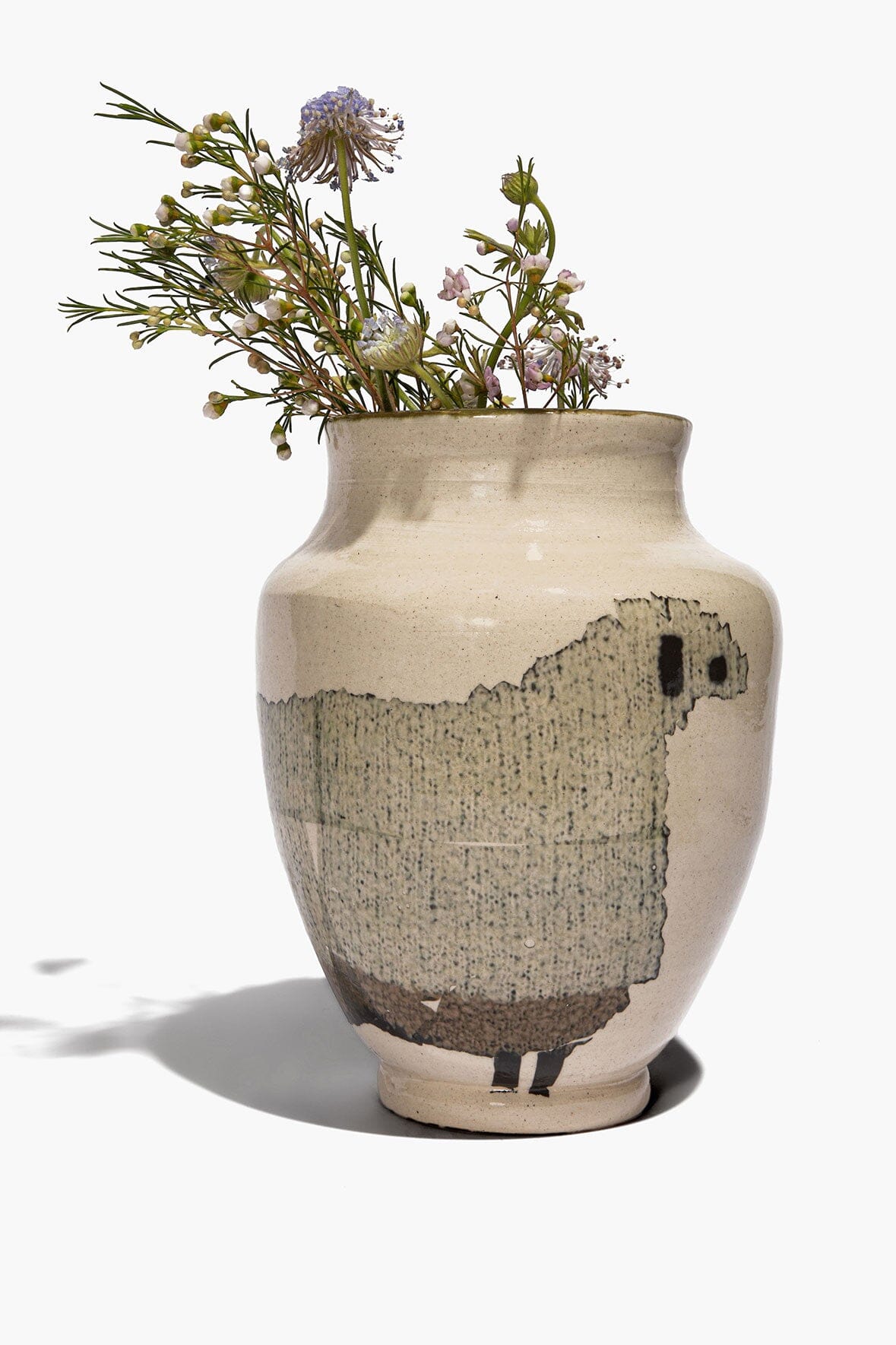 Ceramic Sheep Vase | Round — 2