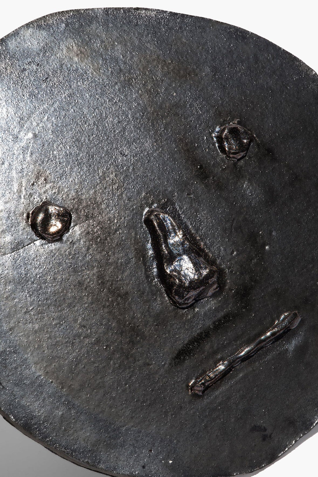 Constantin Ceramic Face | Burnt Black Glaze — 1