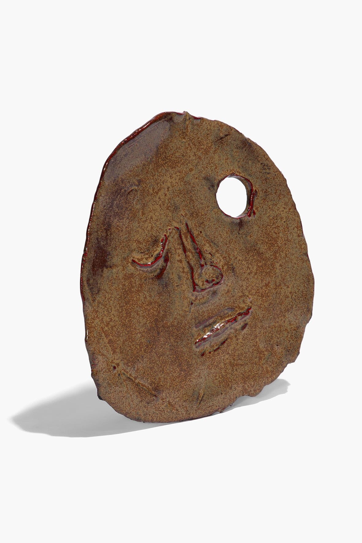 Auguste Ceramic Face | Molasses Glaze — 2
