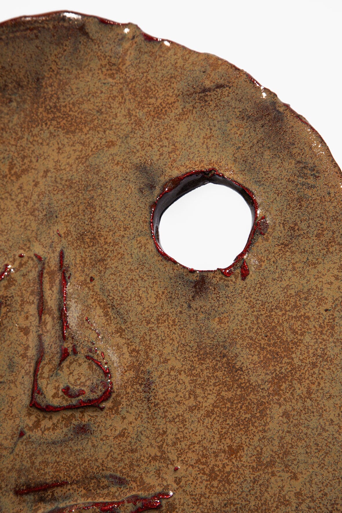 Auguste Ceramic Face | Molasses Glaze — 3