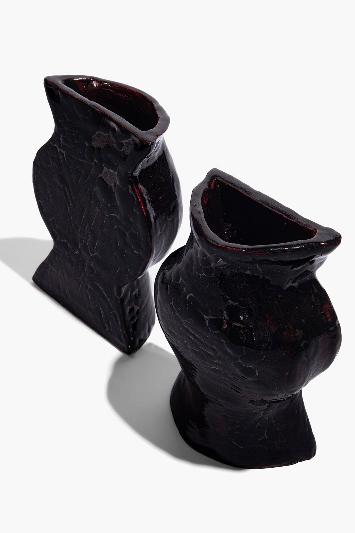 Ceramic Vase Bookends | Black — 4