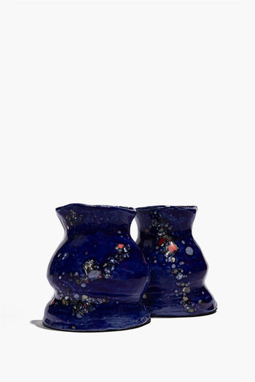 Ceramic Vase Bookends | Polka Dot — 1