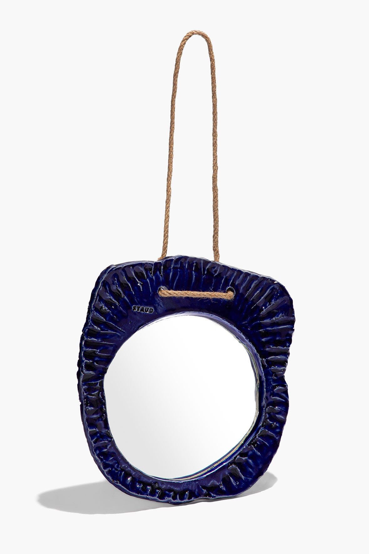 Hanging Wall Mirror | Indigo Glaze — 1